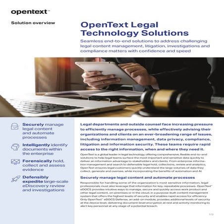 OpenText Legal Technology Solutions