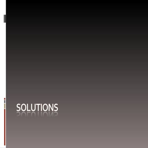 Solutions | PPT