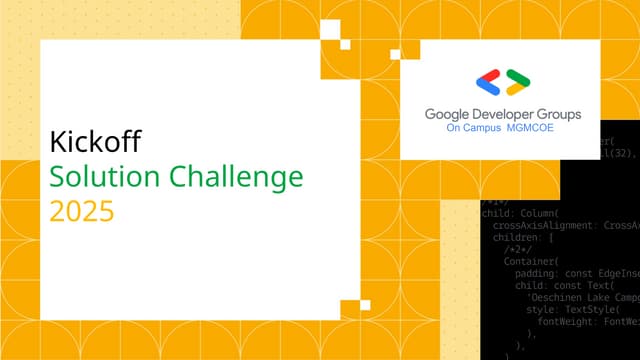 Solutionschallenge2025 Info Session Pptx Solutionschallenge2025 Info Session Pptx