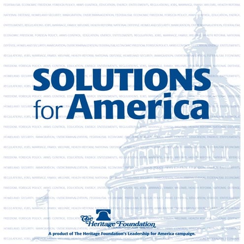 Solutions for America