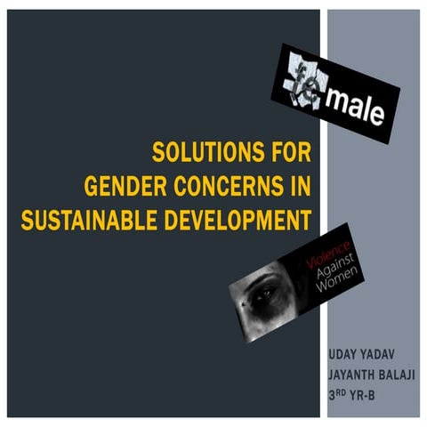 Solutions for gender concerns