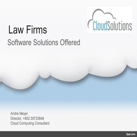 Solutions for law firms