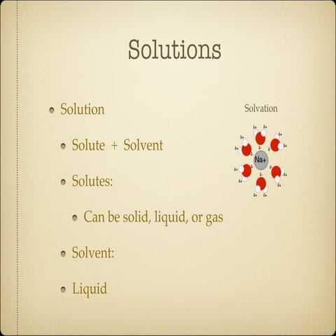 Solutions