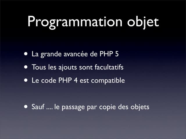 Migrations PHP 5 - Solutions linux 2009