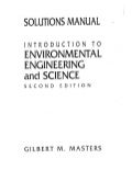 Solution For Introduction To Environment Engineering And Science 2nd Edition By Gilbert M Masters Solution For Introduction To Environment Engineering And Science 2nd Edition By Gilbert M Masters