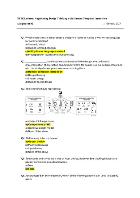 Solutions of Week 2 assignment 2 for design .pdf