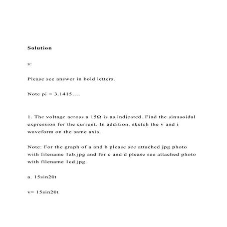 SolutionsPlease see answer in bold letters.Note pi = 3.14.docx