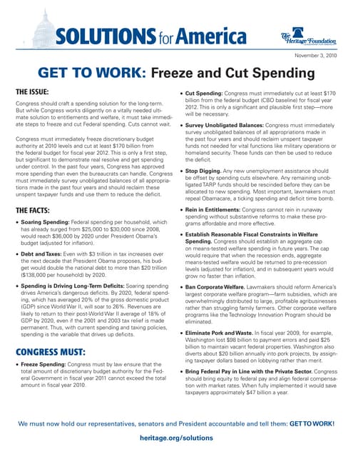 Checklist for Congress: Page 1