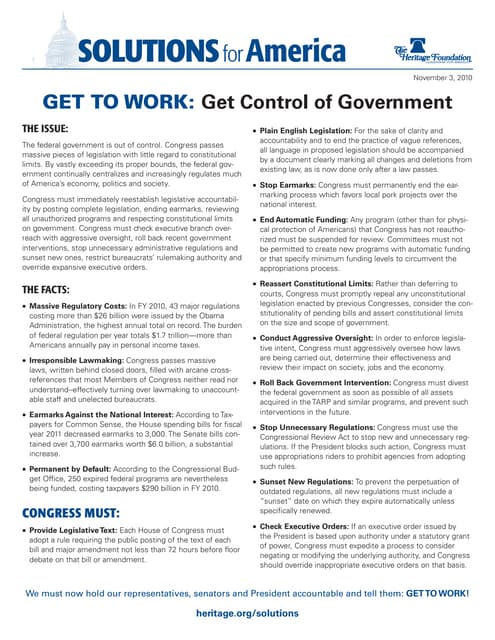 Checklist for Congress: Page 5