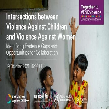 Intersections between Violence Against Children and Women: Prevention and Res...