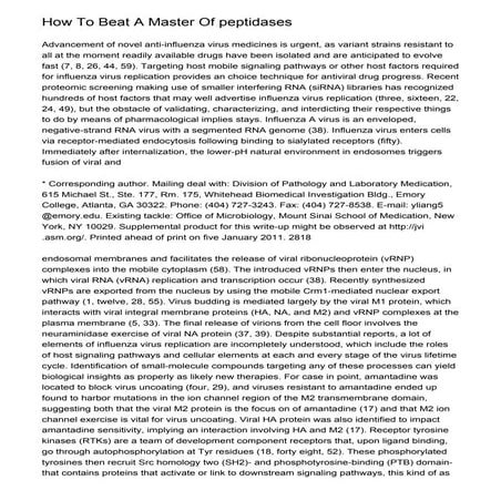 How To Beat A Master Of peptidases