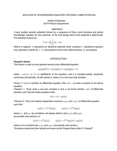 Partial Differential Equation - Notes | PDF | Physics | Science