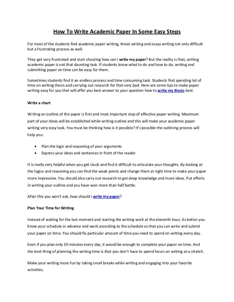 Writing dissertation format