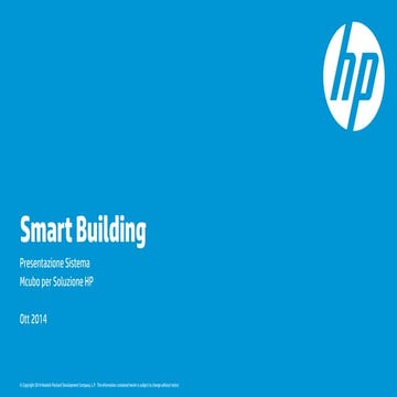 Soluzione Smart Building Management MCUBO Energy