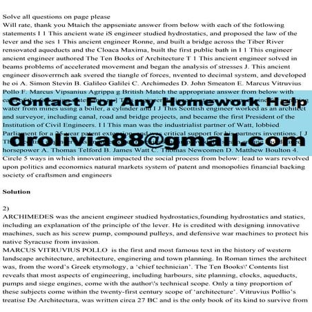 Solve all questions on page pleaseWill rate, thank you Mtaich the .pdf