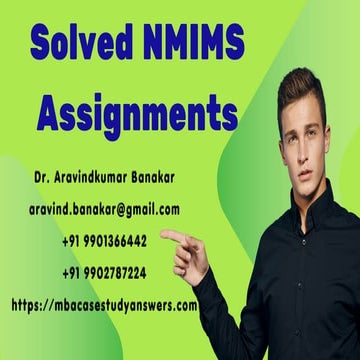 Solved NMIMS Assignments I NMIMS Assignments Solutions I NMIMS Solved Assignments I NMIMS MBA Assignments I NMIMS Assignments help I NMIMS Assignments