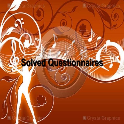 Solved questionnaires