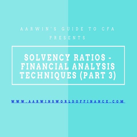 Solvency ratios | PDF