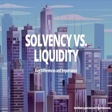 Solvency vs Liquidity | PDF