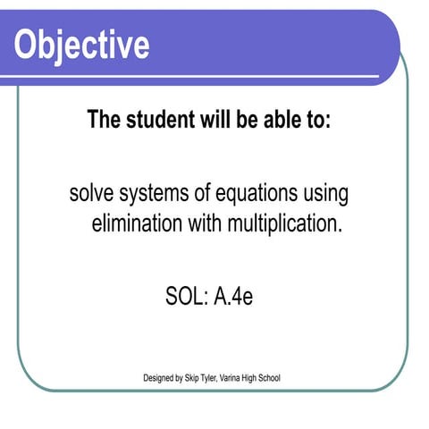 Solve sysbyelimmult (1)