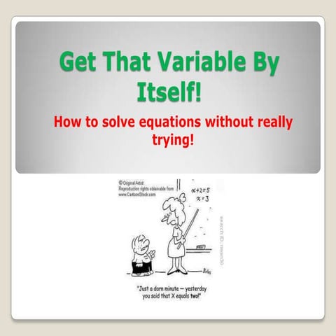 Solving all equations with sound