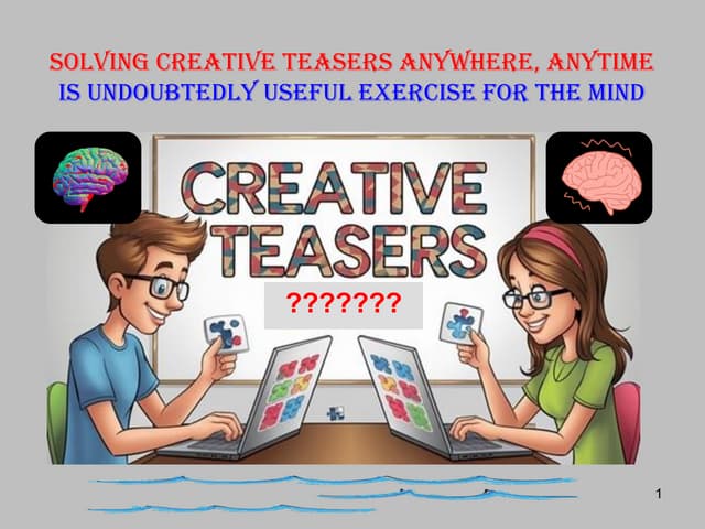 Solving CREATIVE PUZZLES Anywhere, Anytime pdf Texts in English.pdf