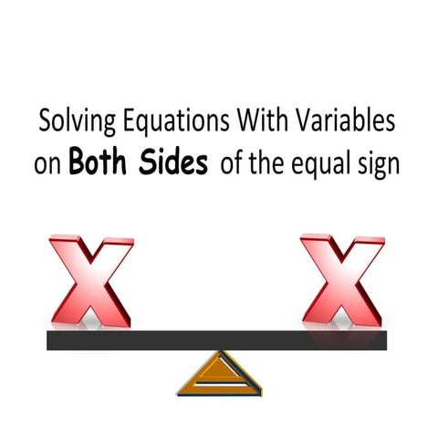 Solving Equations With Variables On Both Sides[1]