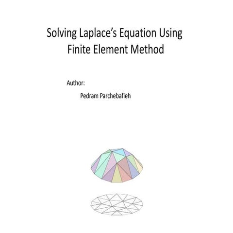 Solving Laplace differential equation using finite element method