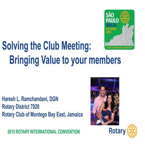 Flexibility and Change: Successful Rotary Meeting Formats | PPTX