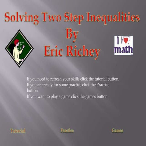 Solving two step inequalities ewrichey
