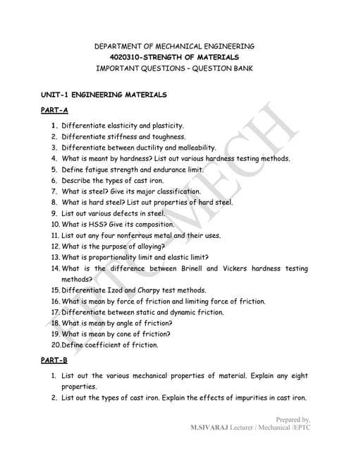 Mechanical Springs lecture 3 problems 1 | PPT
