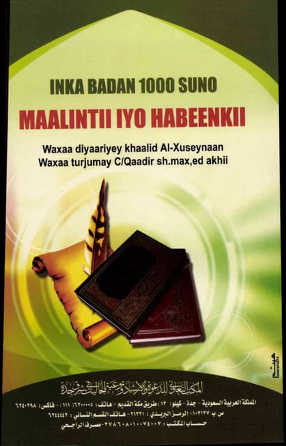 Somali Islam Maalintii Iyo Habeenkii Pdf Somali Islam Maalintii Iyo Habeenkii Pdf