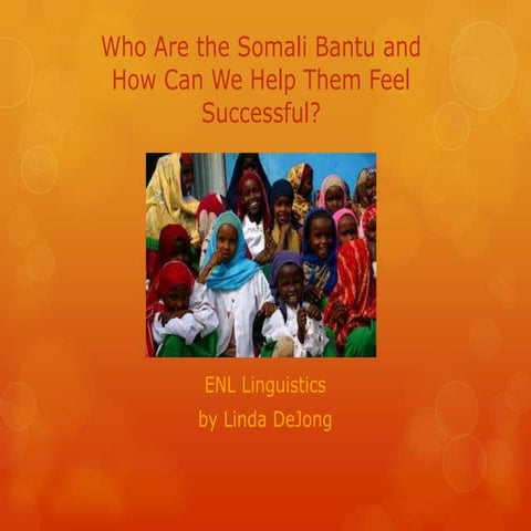 Somali Bantu Culture