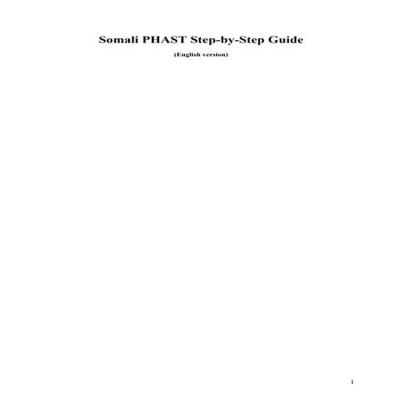 Somali phast step guide.