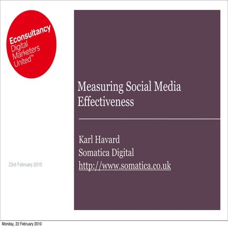 Somatica Digital's econsultancy Training Snapshot from #TFMA 230210