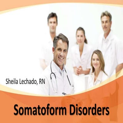 Somatoform disorders