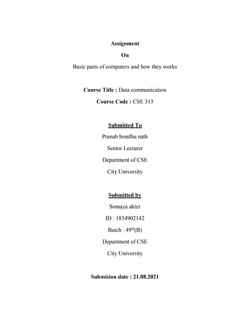 COMPUTER FUNCTIONS | PPTX | Data Storage and Warehousing | Computing