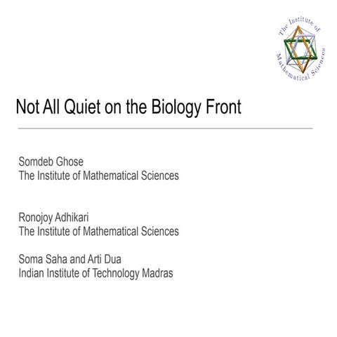 Gene expression noise, regulation, and noise propagation - Erik van ...