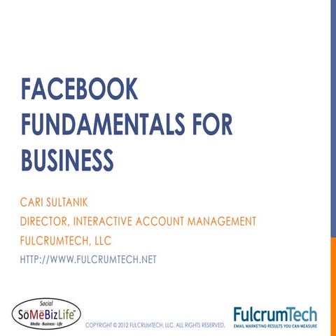 Facebook Fundamentals for Business