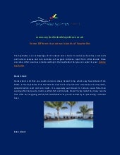 Some different luxurious islands of...