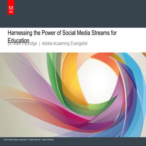 Harnessing the Power of the Social Media Stream for Education and Training