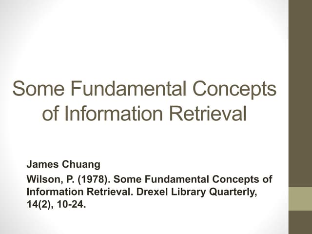 Some fundamental concepts of inform...