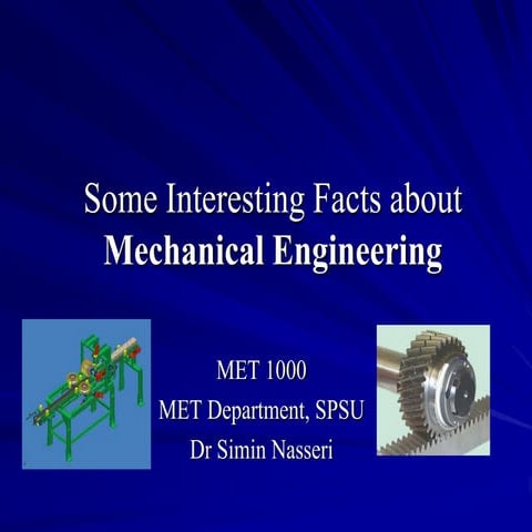 Some interesting facts about mechanical !!!