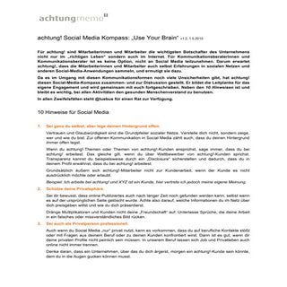Social Media Kompass achtung! GmbH ...