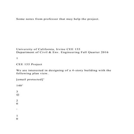 Some notes from professor that may help the project..docx