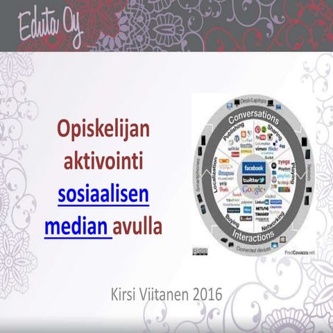 Sosiaalisen median hyödyntäminen opetuksessa