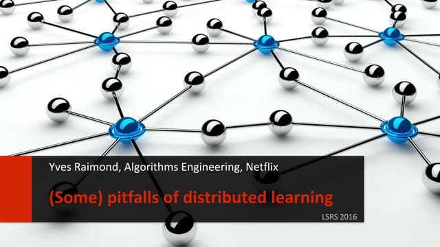 (Some) pitfalls of distributed lear...