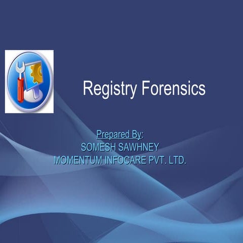 Registry Forensics