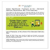 Key  Features of On-Demand Delivery Application like Food Delivery.pdf