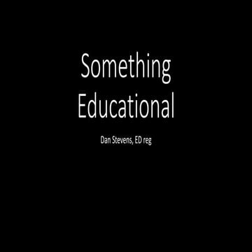 Something educational - how to give feedback